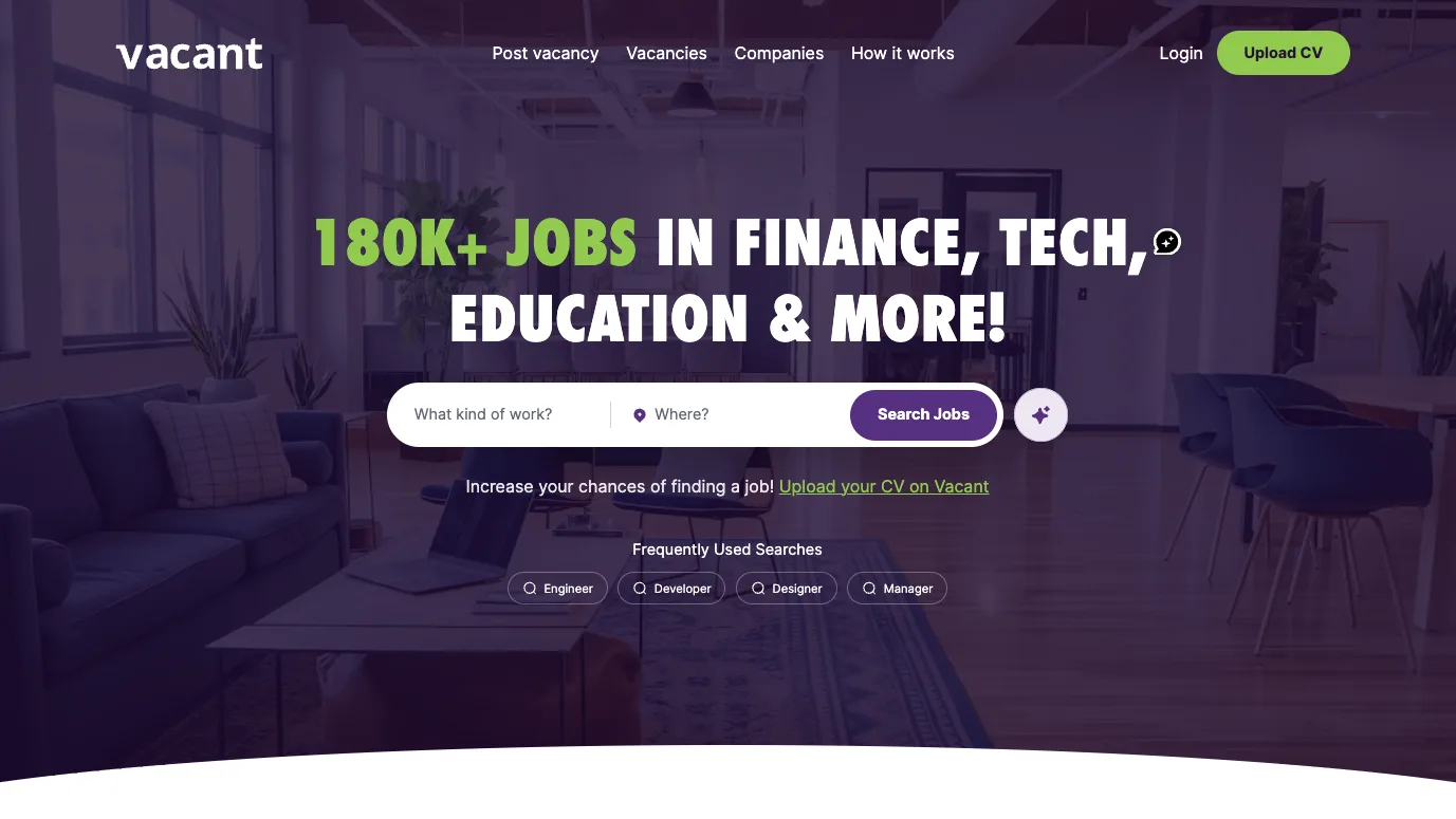 Vacant.nl — One of the acquired job board platforms